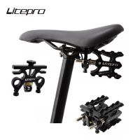 Liteproelite Folding Bicycle Quick Release Pedal Convenience Mount Device 64g Alloy QR Pedal Placement Buckle For Brompton