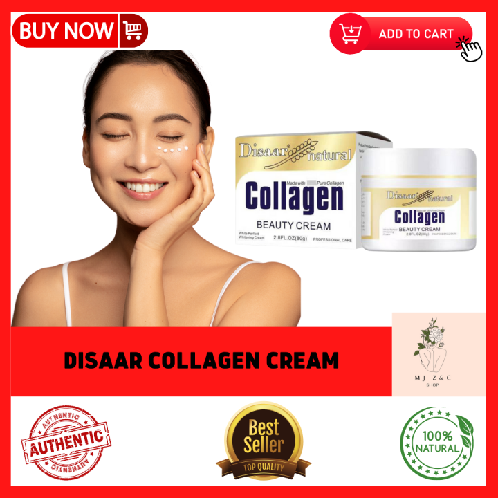 💋 100% ORIGINAL DISAAR Collagen Face Cream 80g, Anti Wrinkle Cream with ...