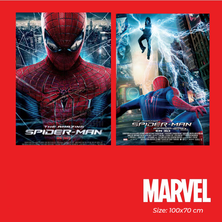 Poster 100x70cm Phim Người Nhện Spider Man, Resident Evil, Django Unchained  Trang Trí Treo Tường Sưu Tập Áp Phích 