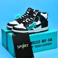 Mens Shoes Board Shoes Putian High Quality  Force One Basketball Shoes High-top Black And White Panda Casual Board Shoes Womens Trend