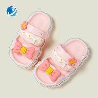 Mo Dou Girls Sandals Summer Soft Baby Toddler EVA Non-slip Bowknot Flower Lovely Breathable Shoes Wearable  Comfortable