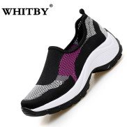 Giày lười chạy bộ chất liệu lưới co giãn thoải mái WHITBY - INTL