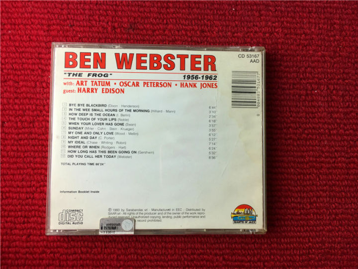 om-ben-webster-frog-sir-1956-1962