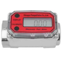 Digital Turbine Flowmeter 15-120l Diesel Fuel Flow Tester Npt Indicator Sensor Counter Liquid Water Flow Measure Tools