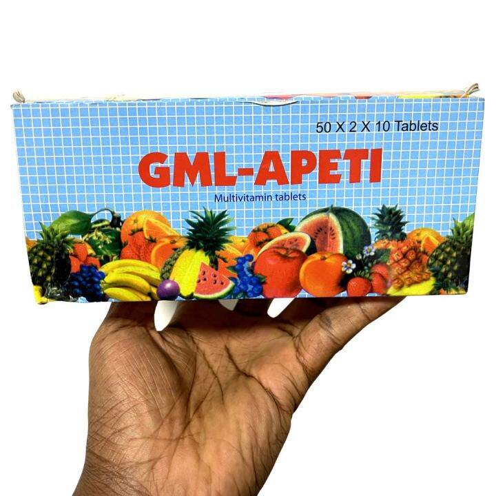 Apeti, GML APETI, Multivitamin Tabs 2X10 Tablets Lazada