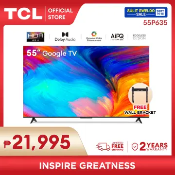 Smart Tv TCL 55 (55P635) 4K/HDR/WI-FI/HDMI/USB/Google Assistant - Galpao  Estofados