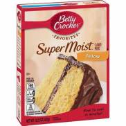 Bột Bánh Super Moist Yellow Cake Mix Betty Crocker 432g