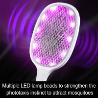 3000V Electric Mosquito Killer with UV Lamp Summer Insect Trap 1200mAh Rechargeable Bug Zapper Home Mosquito raquette moustique