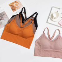 ?Angle Bra ? (N545) เสื้อชั้นในสายเดี่ยว ผ้านิ่ม ครอปท็อปสั้น