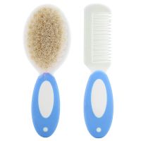 Natural Hair Brush Child Comb Hairbrush for Newborn Head Massager Bath Tools Baby Care Cleaning Brush Supplies