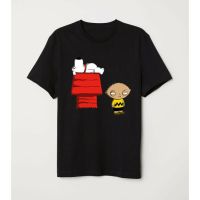 American Cartoon  Family Guy mens 100% cotton round neck short -sleeved T-shirt