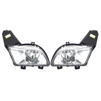 Car Front Bumper Left Right Fog Lights Assembly Foglight with Bulb for Citroen Elysee 2002-2007