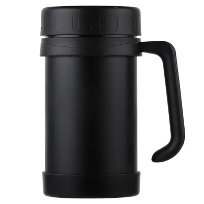 500Ml/17Oz Thermo Mug Stainless Steel Vacuum Flasks With Handle Thermo Cup Office Thermoses For Tea Insulated Cup