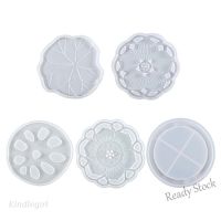 【Ready Stock】 ◊ C14 KING DIY Crafts Lotus Coaster Epoxy Resin Mold Tray Cup Mat Casting Silicone Mould