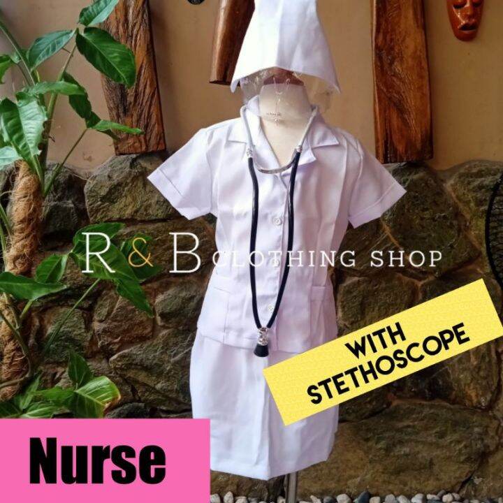 Nurse COSTUME for kids with CAP Lazada PH