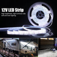 Foya แถบไฟ16.4ft แถบไฟ LED ทั่วไป120LED แถบนำรถยนต์แถบไฟ LED 12V แถบไฟกันน้ำสำหรับตกแต่งรถพ่วงผู้ออกค่าย RV ภายในภายนอก