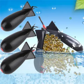 New Fishing Spomb Rocket Shape Spod Fishing Feeder Float Bait