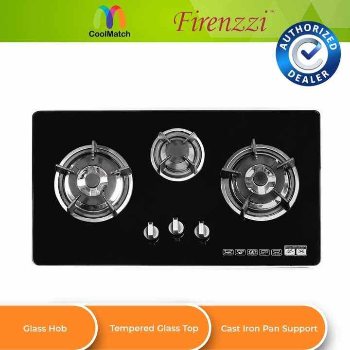 Firenzzi Burner Built In Glass Hob Lazada