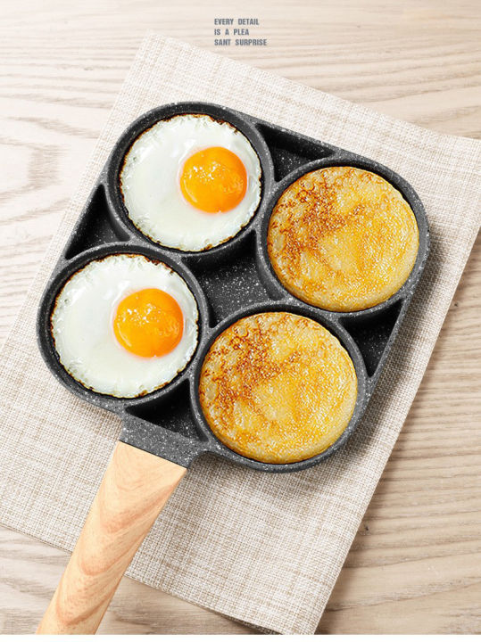xmds-ไข่เจียว-กระทะทอดไข่ดาว-4-หลุม-กระทะทอดไร้น้ำมัน-ไม่ติดกระทะ-ทำอาหารเช้าได้สะดวกสบาย