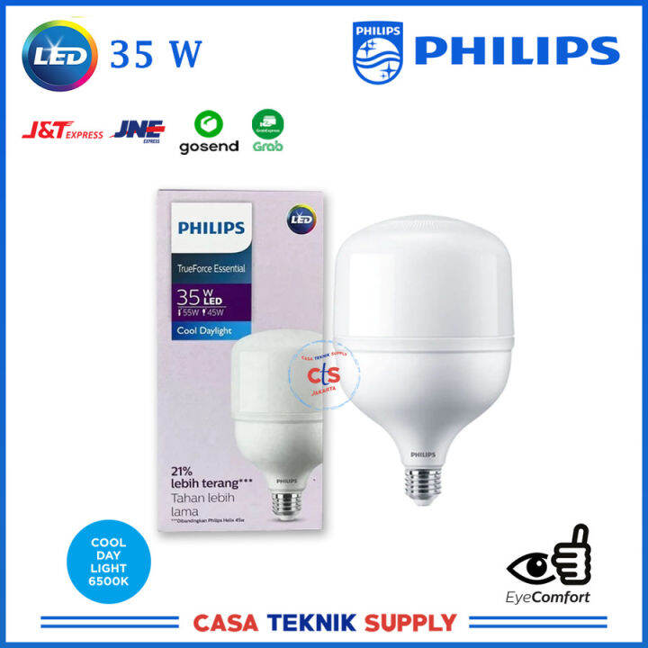 Philips Lampu LED Tforce Core 35W HB E27 True Force Putih Lazada Indonesia