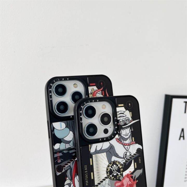 ตัวละคร-one-piece-red-casetify-เคสโทรศัพท์มือถือ-tpu-กันกระแทก-แบบกระจก-สําหรับ-iphone-14-pro-max-13-pro-max-12-pro-max-11-promax