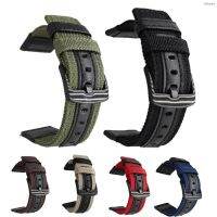 ⌚ Watch strap accessories เหมาะสำหรับ Samsung S3 สายรัดไนลอน 20 22 มม. สายผ้าใบ สายหนัง สายรัดไนลอนแบบรถจี๊ป สายด่วน