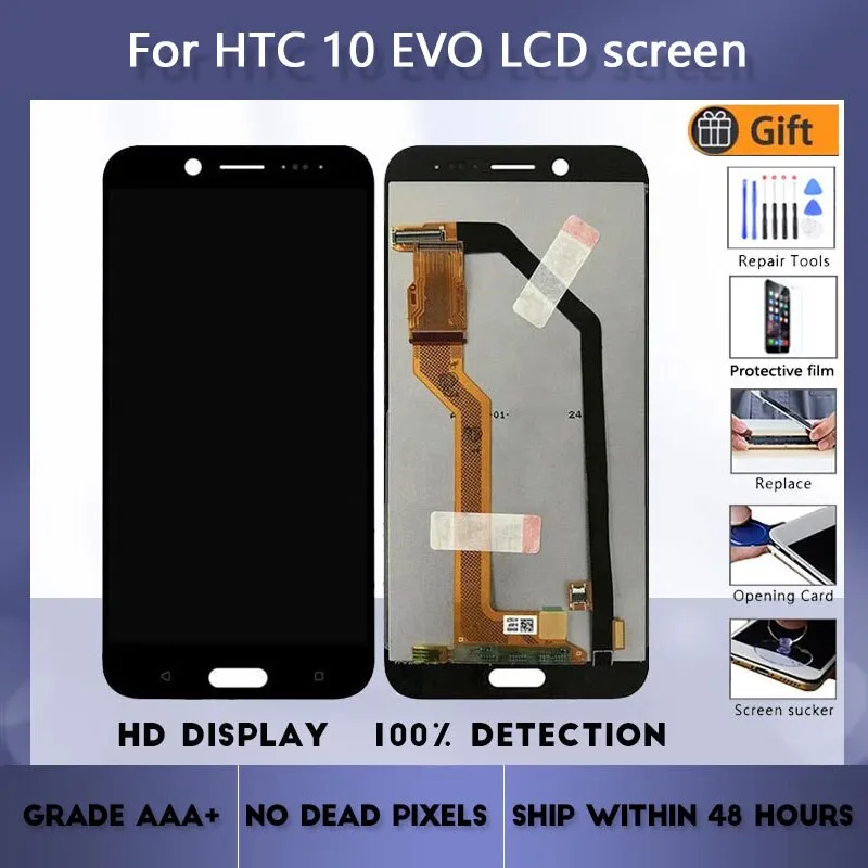Cho Htc 10 Evo Cụm Màn Hình Lcd Mặt Kính Cảm Ứng 10 Evo M10F 2Pyb2 5 Inch Màn  Hình Lcd Ban Đầu Màu Đen Trắng | Lazada.Vn