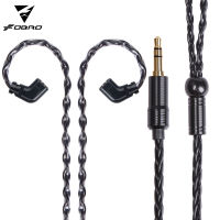 FDBRO 8 core Silver Plated Headset Audio Wire 2.53.54.4mm With QDC IE40 IE80 Connector Earphone Balanced Cable