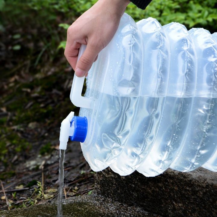 ภาชนะกระบอกน้ำ-pe-พับได้ถุงน้ำพับถังน้ำกลางแจ้งสำหรับ-bbq-ปิกนิกเดินป่าตั้งแคมป์พร้อมก๊อกน้ำ