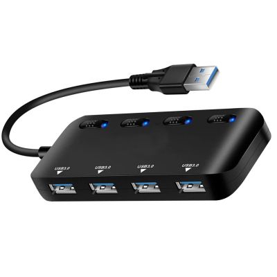 High Speed Type-C USB3 0 HUB Multi USB Splitter 4 Ports Expander Multiple USB Expander Computer Accessories For Laptop PC USB Hubs