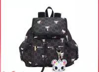 Lesportsac music broadcast poem leisure fashion smoke belt type backpack backpack backpack female 7357 college students