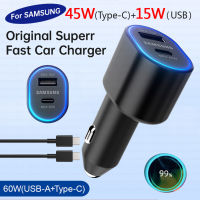 60W แบบดั้งเดิม USB PD 45W ที่ชาร์จแบตในรถชาร์จเร็วแท็บเล็ตโทรศัพท์รถยนต์ชาร์จเร็วสำหรับ Samsung Galaxy S23 S22พิเศษ5G S21เฉียบ S20โน้ต20 10แท็บ S8 A91 A90 A81 A80 A32 A22 a53 A13 5G A03สายเคเบิล XiaoMi USB Type-C