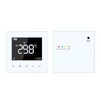 Wi-Fi Smart Thermostat 3A Digital Temperature Controller &amp; Receiver for Gas Boiler Thermal Actuator Motorized Valve APP Remote Control Voice Control Weekly Programmable Thermostats with LCD Touch Screen for Home 86x86mm