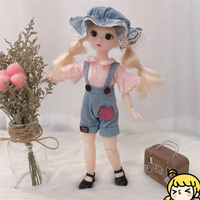 New BJD Doll 30 cm 12 Inch 12 Articulated 16 Makeup Dress Up Cute Little Princess Doll Fashion Dress Up Girl Birthday Toy