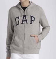 แท้100% Gap Zip Hoodie สี Light Gray หิ้วนอกOutlet เนื้อผ้าใส่สบายไม่ร้อน