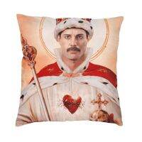 xzx180305   Saint Freddie Mercury หมอนสแควร์ตกแต่งอังกฤษนักร้อง Cushions โยนหมอนสำหรับรถพิมพ์ pillow cases