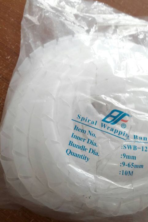 ไส้ไก่เทปพันสายไฟ-เทปพันสายไฟเก็บสายไฟ-ตัวพันสายไฟรัดสายไฟ-9มิล-ความยาว-10เมตร