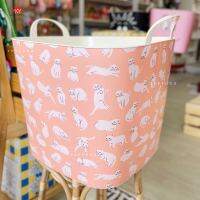 Leah Goren cats Stacksto Basket 25L : ตะกร้าใส่ของ_ลายแมว