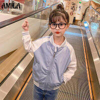 AMILA เด็กเสื้อผ้าเด็กเครื่องแบบเบสบอลเสื้อโค้ตสตรี