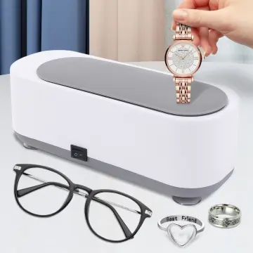 Ultrasonic Cleaning Machine High Frequency Vibration Ultrasonic Cleanser  Wash Cleaner Watch Jewelry Glasses Cleaner Tool 