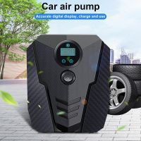 Portable 12V 150PSI Car Air Pump Air Compressor Inflator Pump With LED Lamp Digital Display For Motorcycle Tire Electric Pump