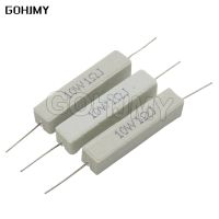 10PCS 10W Cement resistance 0.1 10k ohm 0.33R 1R 10R 100R 0.22 0.33 1 10 100 1K 10K ohm Cement resistor igmopnrq