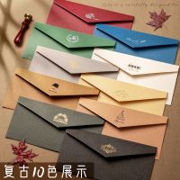 [COD] and traditional retro envelope letter paper set European ins girl simple literary love feeling greeting card postcard