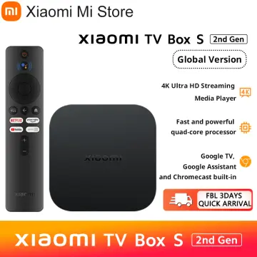 World Premiere Global Version Xiaomi Mi TV Box S(2nd Gen) 4K Ultra