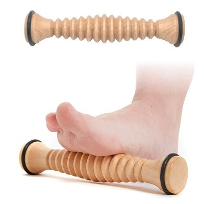 ✷✾❣ Wood Foot Massage Roller for Plantar Fasciitis Relief Deep Tissue Massage Tool Stress Relief Foot Massage Rpller Relieve Stress