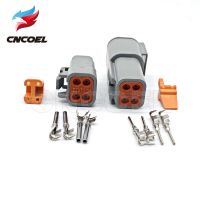 10 Sets 4 Pin Deutsch DTM Wire Connector DTM06-4S/ATM06-4S DTM04-4P/ATM04-4P Gray Waterproof Female Male Auto Plug