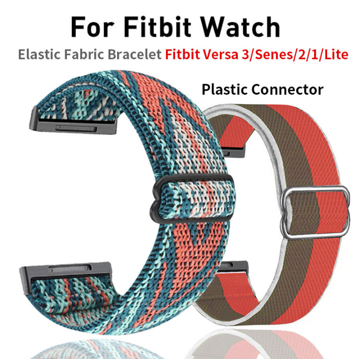 Elastic Loop Strap for Fitbit Versa3 Watch Band Nylon Breathable Wristband  Fitbit Sense Adjustable Telescopic Band Fitbit Versa /2/ Lite Lazada PH