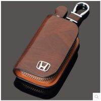 Huish HONDA City HRV BRV JAZZ CRV ACCORD CIVIC รถที่ใส่กุญแจหนังสมาร์ทรีโมทคอนโทรลฝาครอบ Fob Case กระเป๋าพวงกุญแจพวงกุญแจในสต็อก