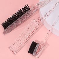 ][[ Hairbrush Hair Styling Tail Combs Eyebrow Brush Set Coloring Dyeing Comb Salon Tool Hairdressing Combs For Kids Women 3X