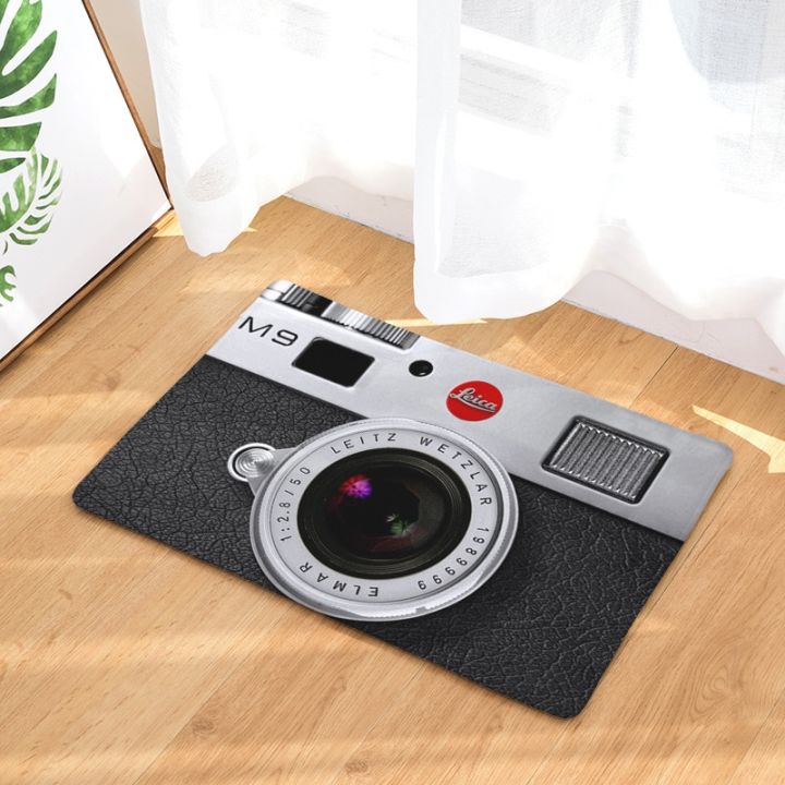 entrance-anti-slip-doormat-vintage-tv-magnetic-tape-music-cassette-r-decor-welcome-pad-water-absorption